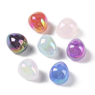 Opaque Acrylic Beads OACR-G035-03-1