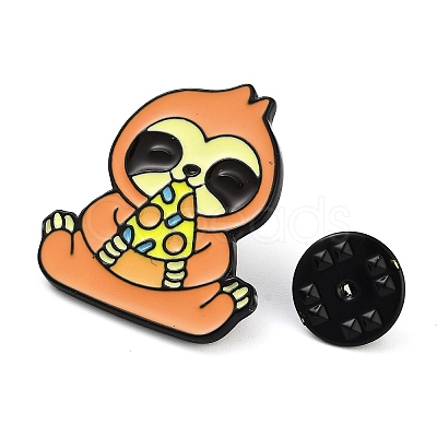 Sloth Shape Enamel Pins JEWB-A022-03C-1