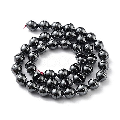 Synthetic Non-Magnetic Hematite Beads Strands G-H303-B18-1