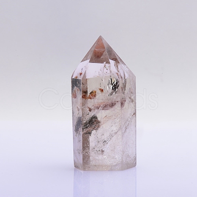 Point Tower Natural Lodolite Quartz Home Display Decoration PW-WG99911-02-1