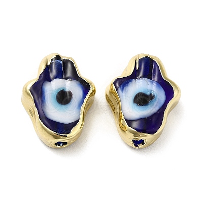 Handmade Evil Eye Lampwork Beads LAMP-F026-03B-1