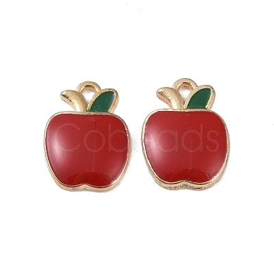 Teachers' Day Alloy Enamel Pendants ENAM-R149-02G-1