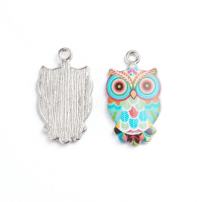 Alloy Enamel Pendants ENAM-TAC0001-29B-1