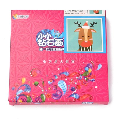 DIY Christmas Theme Diamond Painting Kits For Kids DIY-F073-11-1