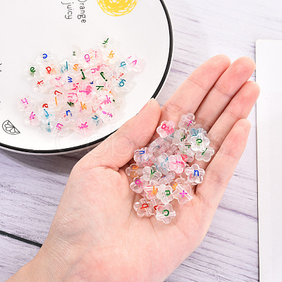 Transparent Clear Acrylic Beads MACR-YW0001-23A-1