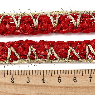 Polyester Crochet Lace Trim OCOR-Q058-03-1