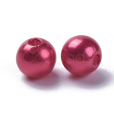 Imitation Pearl Acrylic Beads PL609-13-1