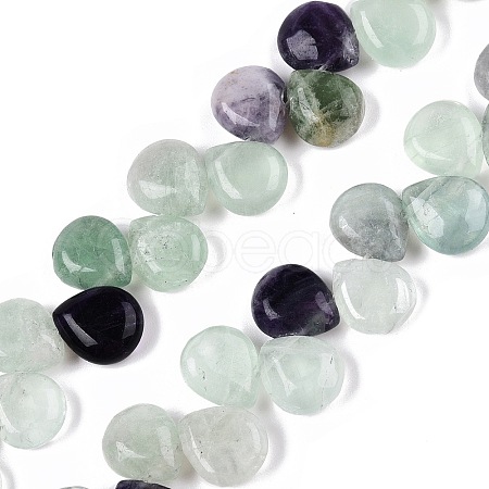 Natural Fluorite Beads Strands G-T138-118-1