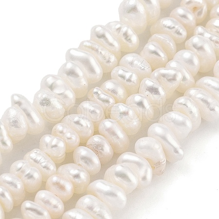 Natural Keshi Pearl Cultured Freshwater Pearl Beads Strands PEAR-C003-31C-1