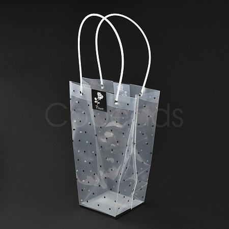 Transparent PVC Gift Bag with Handle ABAG-A004-01A-1