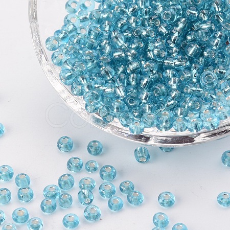 (Repacking Service Available) 6/0 Glass Seed Beads SEED-C014-4mm-23-1