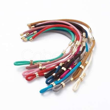 Braided Nylon Cord Bracelet Making MAK-A017-D01-1