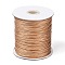 Waxed Polyester Cord, Bead Cord, Goldenrod, 1.5mm, about 169.51~174.98 Yards(155~160m)/Roll