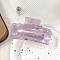 Cellulose Acetate(Resin) Claw Hair Clips, Rectangle, Plum, 98x47mm