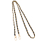 Zinc Alloy with PU Leather Chain Bag Strap, with Alloy Swivel Clasps, for Bag Replacement Accessories, Light Gold, 119x0.8cm