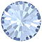 Preciosa&reg MAXIMA Crystal Round Stones, Czech Crystal, Dura Foiling, Round(431 11 615 Chaton), 30020 Light Sapphire, SS29(6.15~6.35mm)