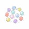 Transparent Acrylic Beads, Bead in Bead, Round, Mixed Color, 10x9mm, Hole: 2mm, about 1000pcs/500g