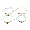 Adjustable Cord Bracelet for Teen Girl Women BJEW-JB06880-1