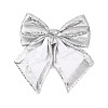 Christmas Plastic Sequin Big Bowknot Pendant Decorations AJEW-S088-04D-2