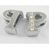Alloy Initial Slide Beads X-ZP1P-NLF-1