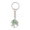 Natural Gemstone Tree of Life Keychains KEYC-JKC00755-4