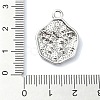 Rack Plating Alloy with Rhinestone Pendants FIND-Z051-02P-02-3