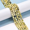 Natural Yellow Turquoise(Jasper) Beads Strands G-D463-11C-4