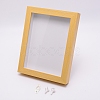 Natural Wood Photo Frames X-DIY-WH0221-44A-1