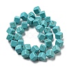 Dyed Synthetic Turquoise Beads Strands G-G075-C02-01-2