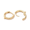 Brass Hoop Earrings Findings KK-B105-02G-2