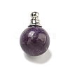 Natural Amethyst Perfume Bottle Pendants G-K338-22P-08-1