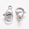 304 Stainless Steel Lobster Claw Clasps STAS-P185-15-P-2