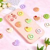 32Pcs 16 Styles Opaque Cute Resin Cabochons JX230A-6