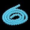 Transparent Glass Beads Strands EGLA-A044-T4mm-MD08-4