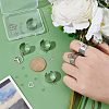 Unicraftale DIY Charm Cuff Ring Making Kit DIY-UN0003-69-4