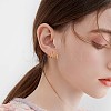 Crystal Rhinestone Claw Stud Earrings JE919A-6