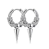 304 Stainless Steel Hoop Earrings PW-WG23967-03-1