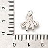 Brass Micro Pave Clear Cubic Zirconia Pendants KK-L225-039P-3