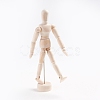 Unfinished Blank Wooden Puppet DIY-WH0163-92B-3