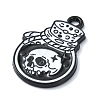 Halloween Theme Alloy Enamel Pendants X-FIND-Q102-01C-2