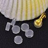Comfort Plastic Pads for Clip on Earrings X-KY-P007-A01-4