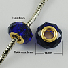 Glass European Beads GPDL-Q008-16-1
