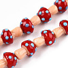 Handmade Lampwork Beads Strands LAMP-N024-09J-2