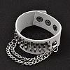Leather Cord Snap Bracelets BJEW-D351-29-2