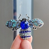 Alloy Rhinestone Brooch for Backpack Clothes PW-WG87504-02-2