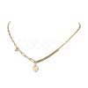 Brass Paperclip Chain Necklaces NJEW-JN04929-1