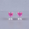 Resin Cup Pendants CRES-S359-11B-3