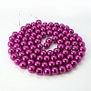 Glass Pearl Round Loose Beads For Jewelry Necklace Craft Making X-HY-8D-B35-2