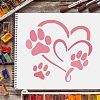 Plastic Reusable Drawing Painting Stencils Templates DIY-WH0172-142-6