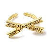 Rack Plating Brass Cuff Rings RJEW-H228-15G-2